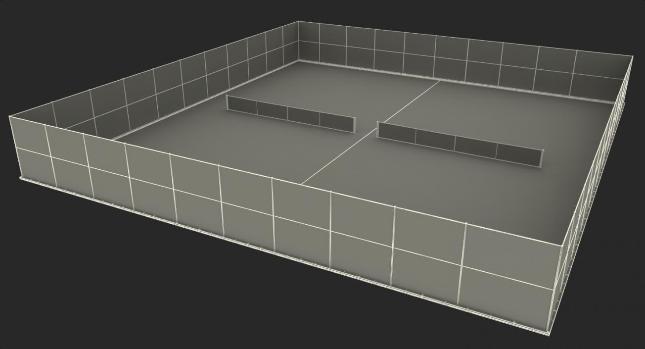 3D model Outdoor Courts 3D Models Collection