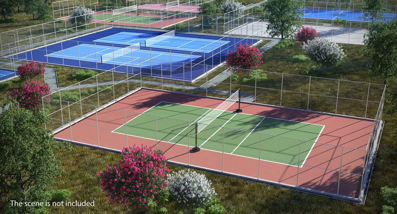 3D model Outdoor Courts 3D Models Collection