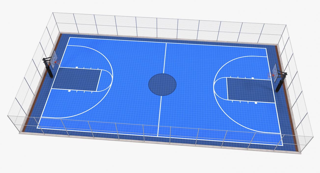 3D model Outdoor Courts 3D Models Collection