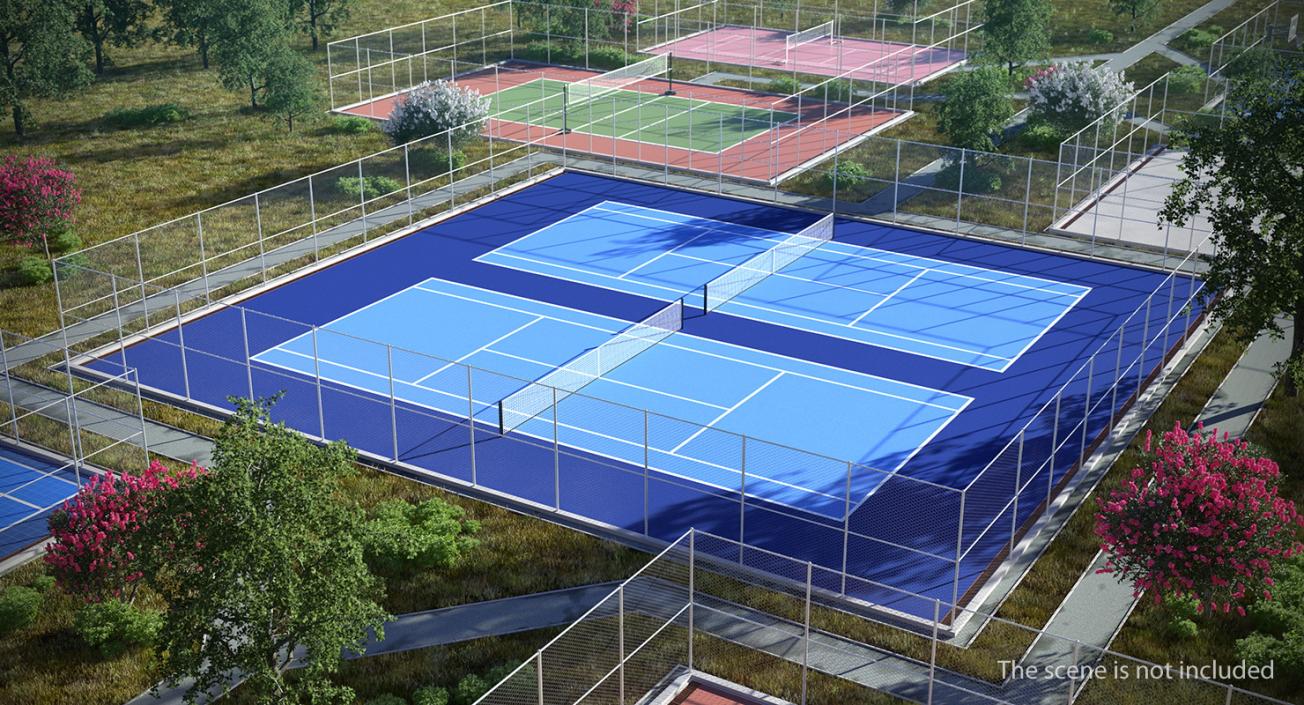 3D model Outdoor Courts 3D Models Collection