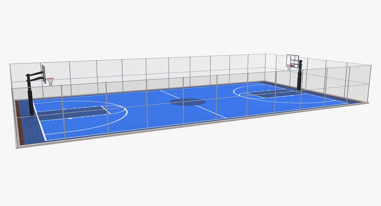 3D model Outdoor Courts 3D Models Collection