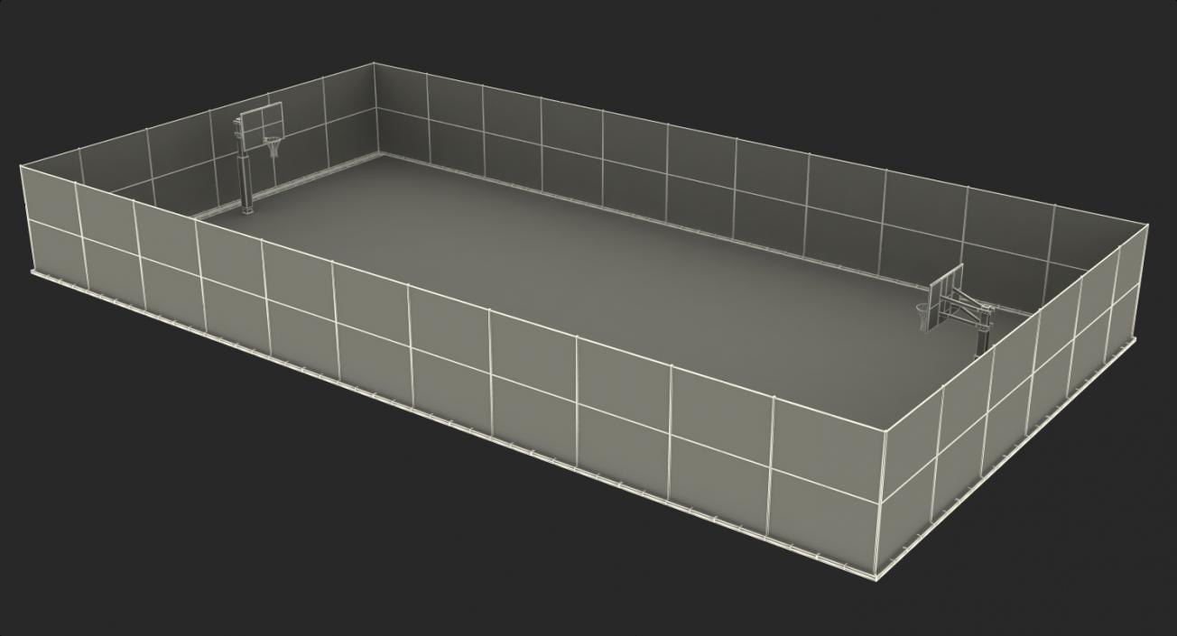 3D model Outdoor Courts 3D Models Collection