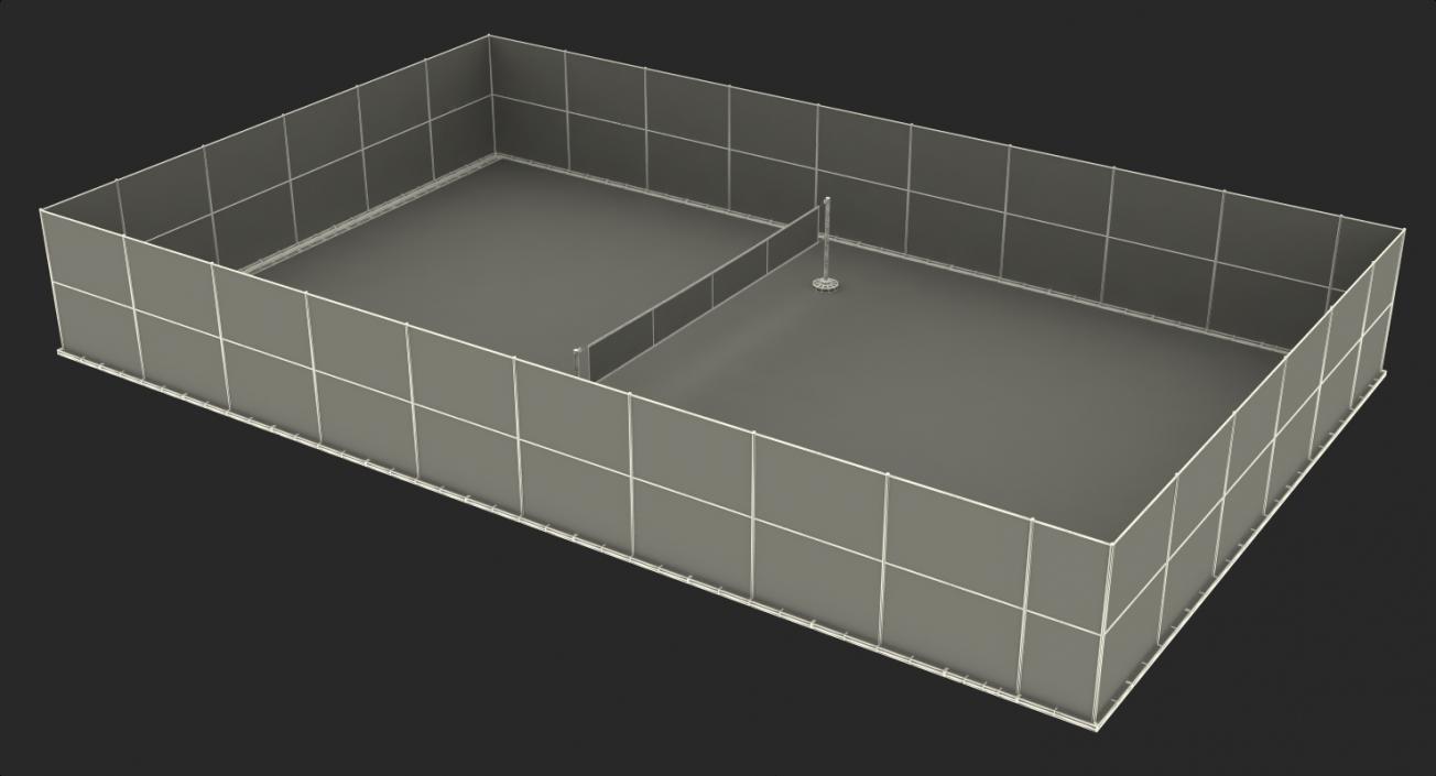 3D model Outdoor Courts 3D Models Collection