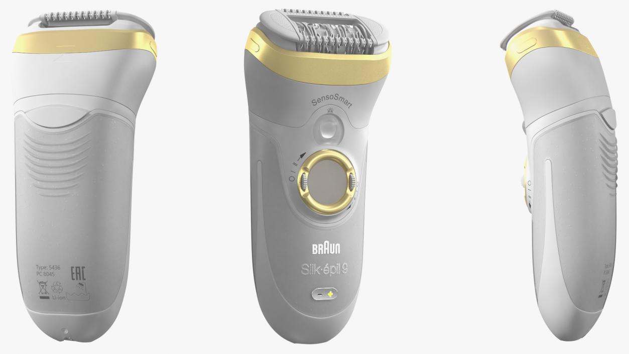 Braun Epilator Silk Epil 9 SensoSmart Gold 3D