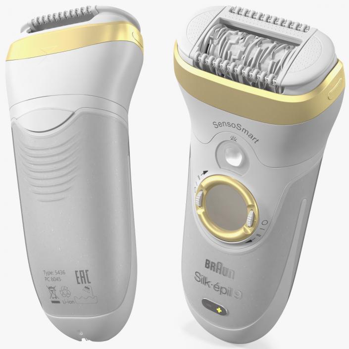 Braun Epilator Silk Epil 9 SensoSmart Gold 3D