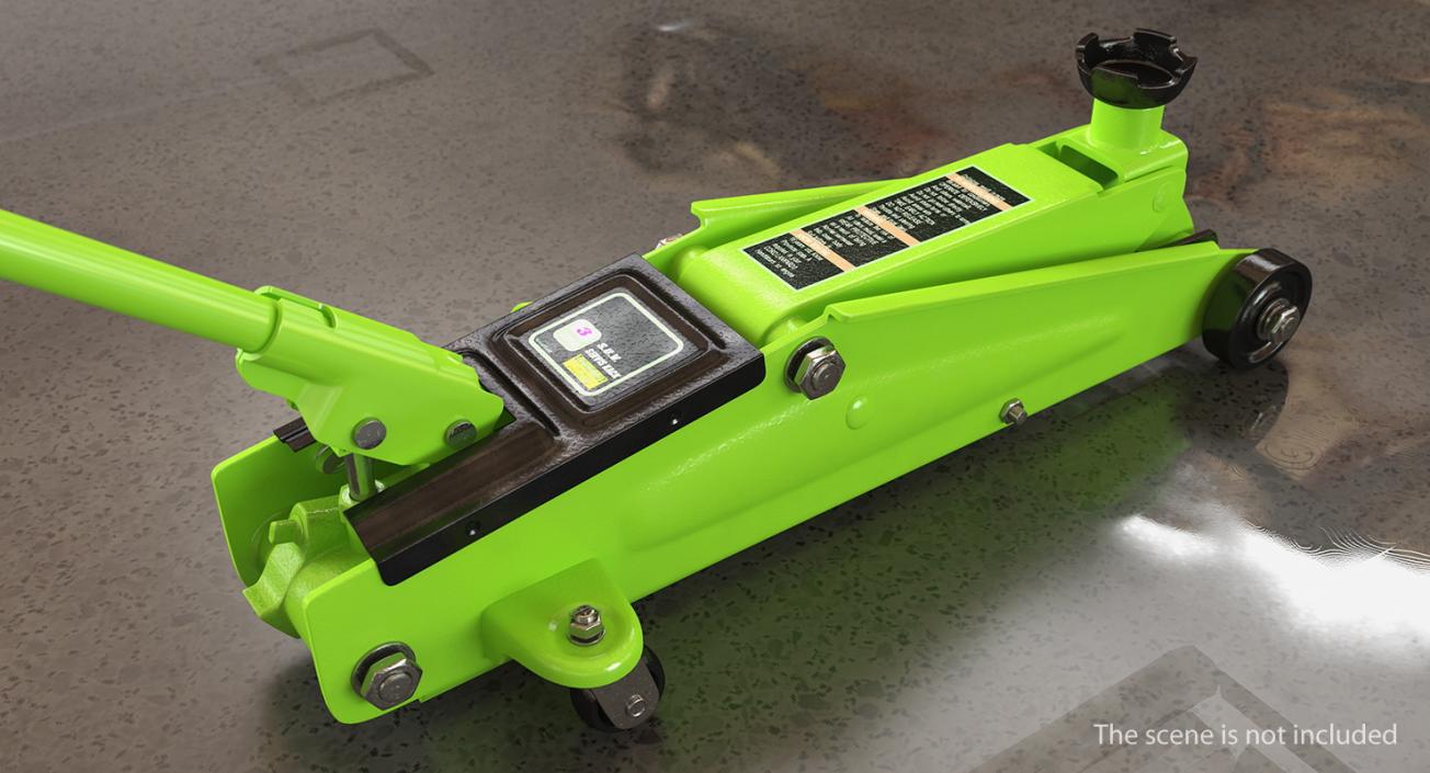 3D model Hydraulic Trolley Jack Generic