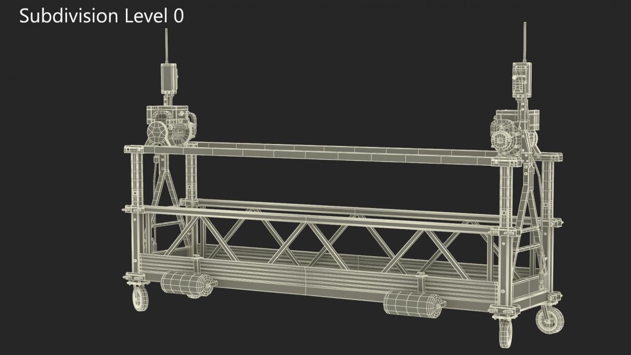 Window Cleaning Platform 3D model