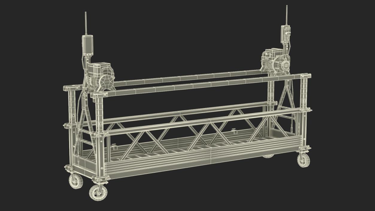 Window Cleaning Platform 3D model