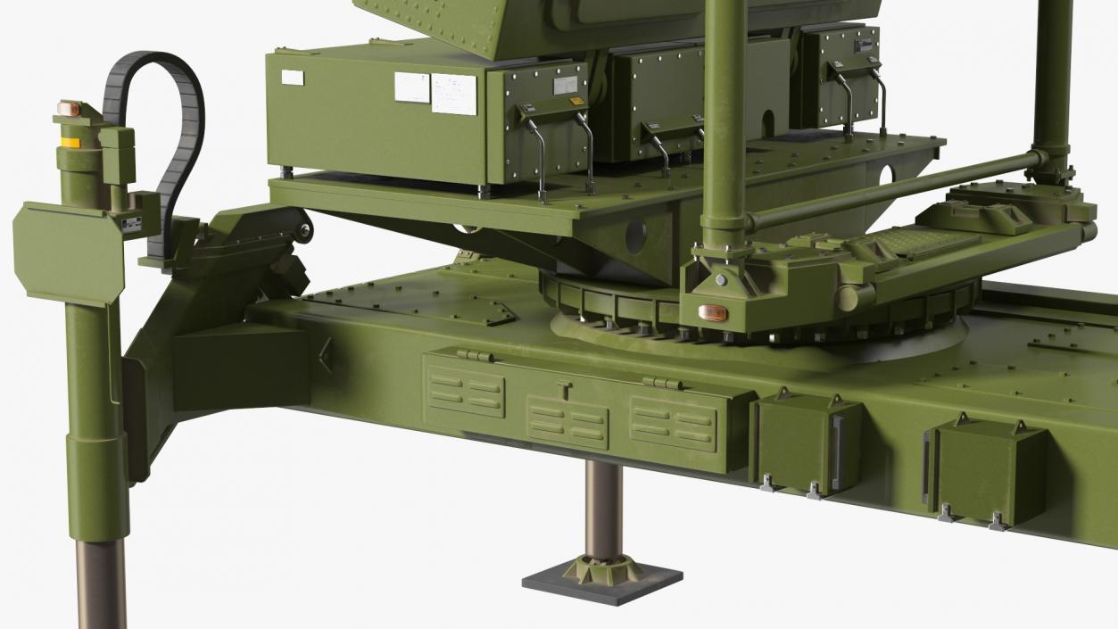 3D model ELTA ELM 2084 Multi Mission Radar Rigged