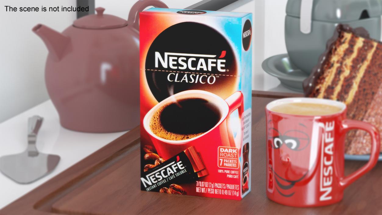 Nescafe Clasico Box 3D model