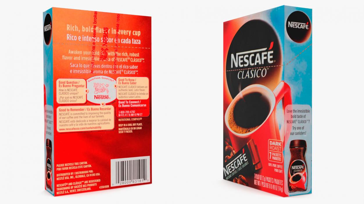 Nescafe Clasico Box 3D model