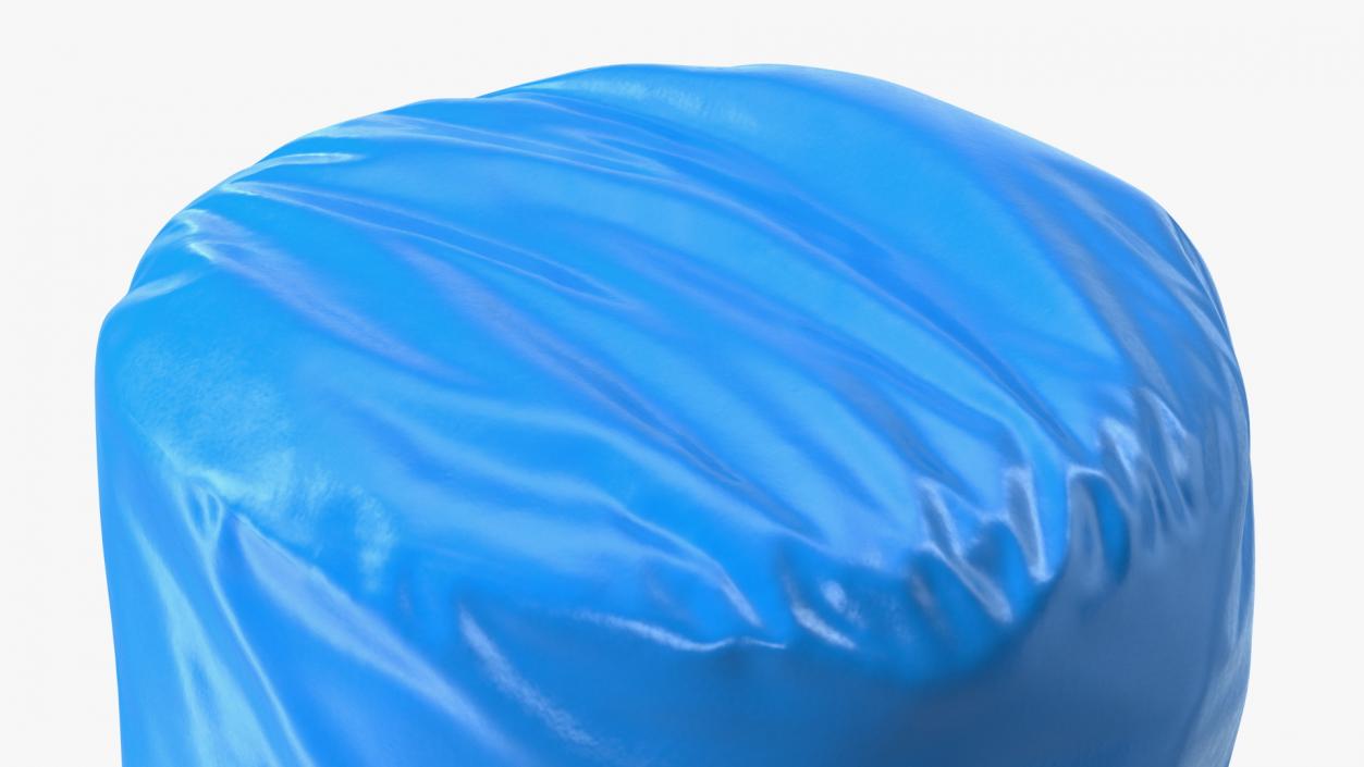 3D model Tied Closed Big Blue Trash Bag