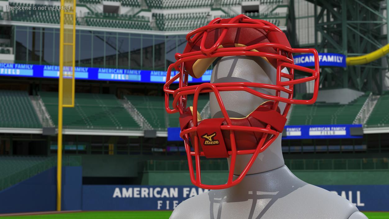 Mizuno Baseball Catchers Mask 3D model