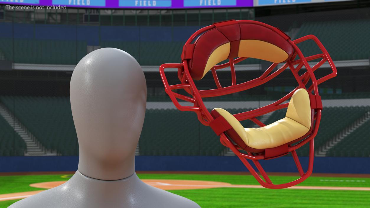 Mizuno Baseball Catchers Mask 3D model