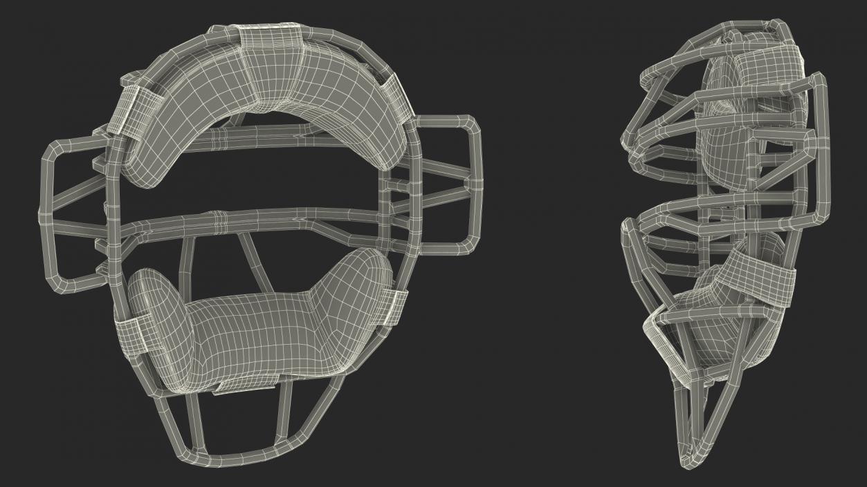 Mizuno Baseball Catchers Mask 3D model