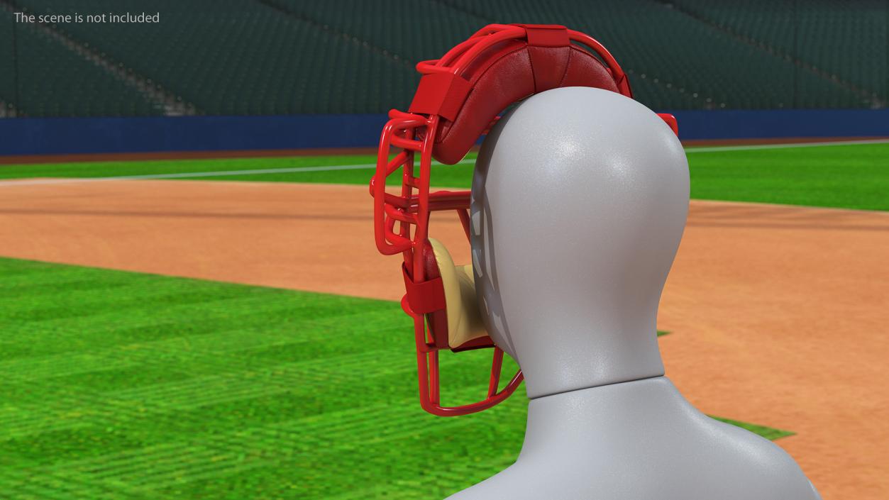 Mizuno Baseball Catchers Mask 3D model