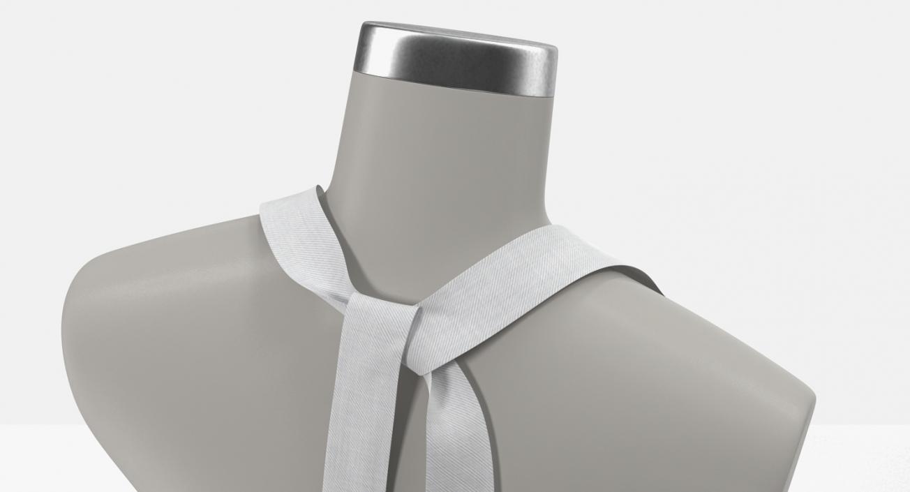 Retro Kitchen Apron on Mannequin 3D