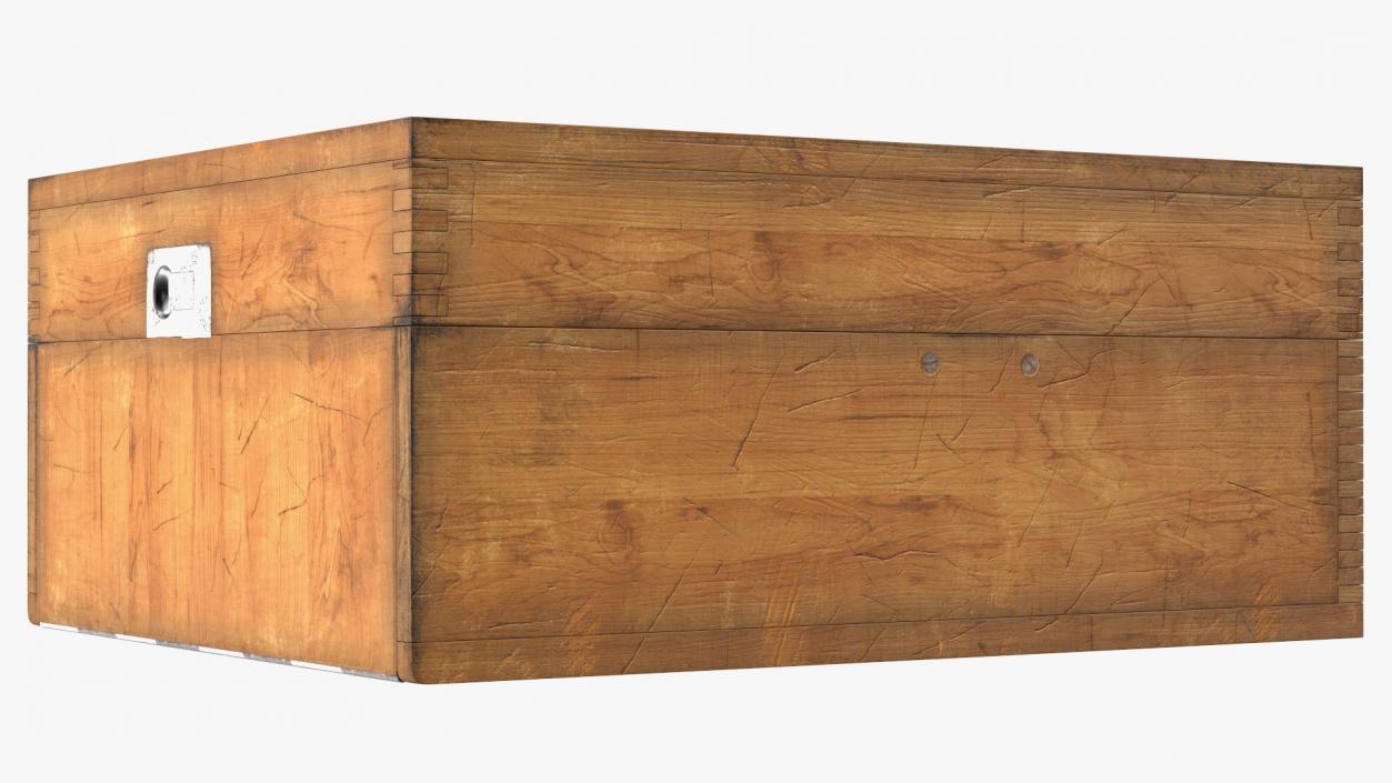 3D model Old Wooden Case