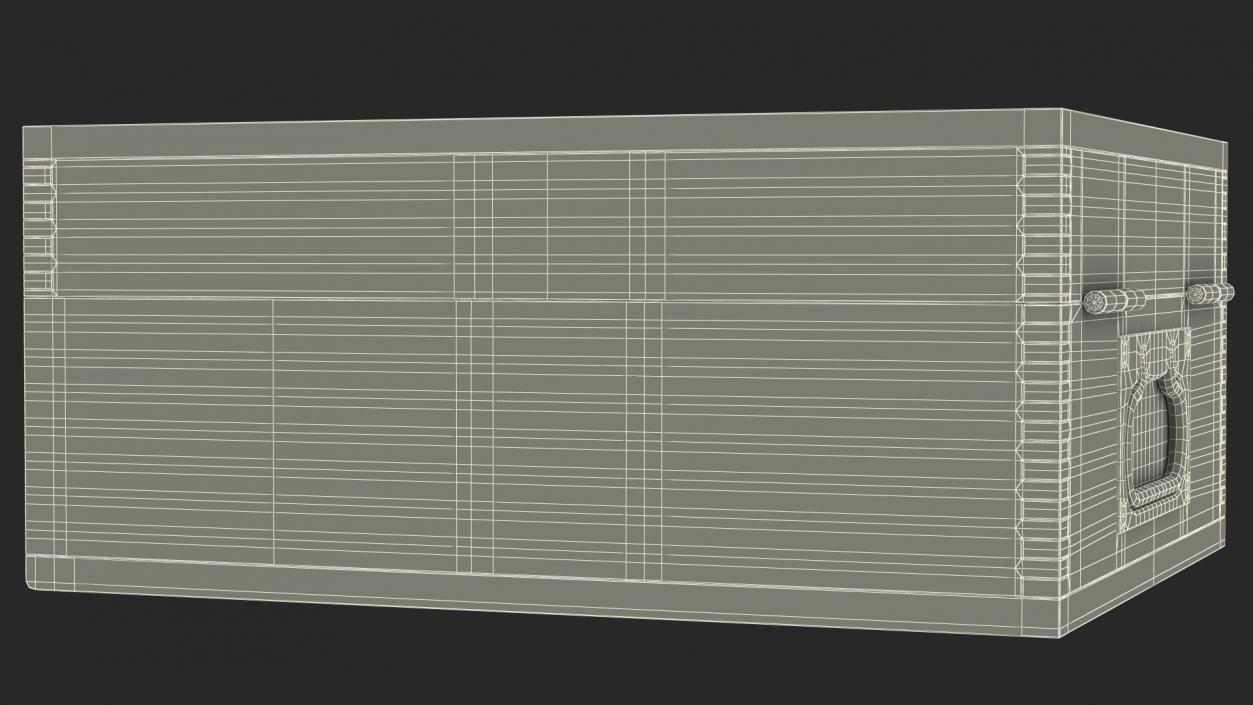 3D model Old Wooden Case