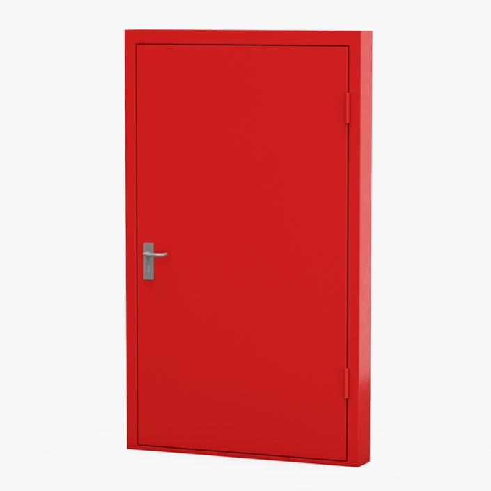 3D Fire Security Door model