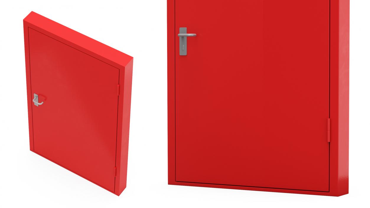 3D Fire Security Door model