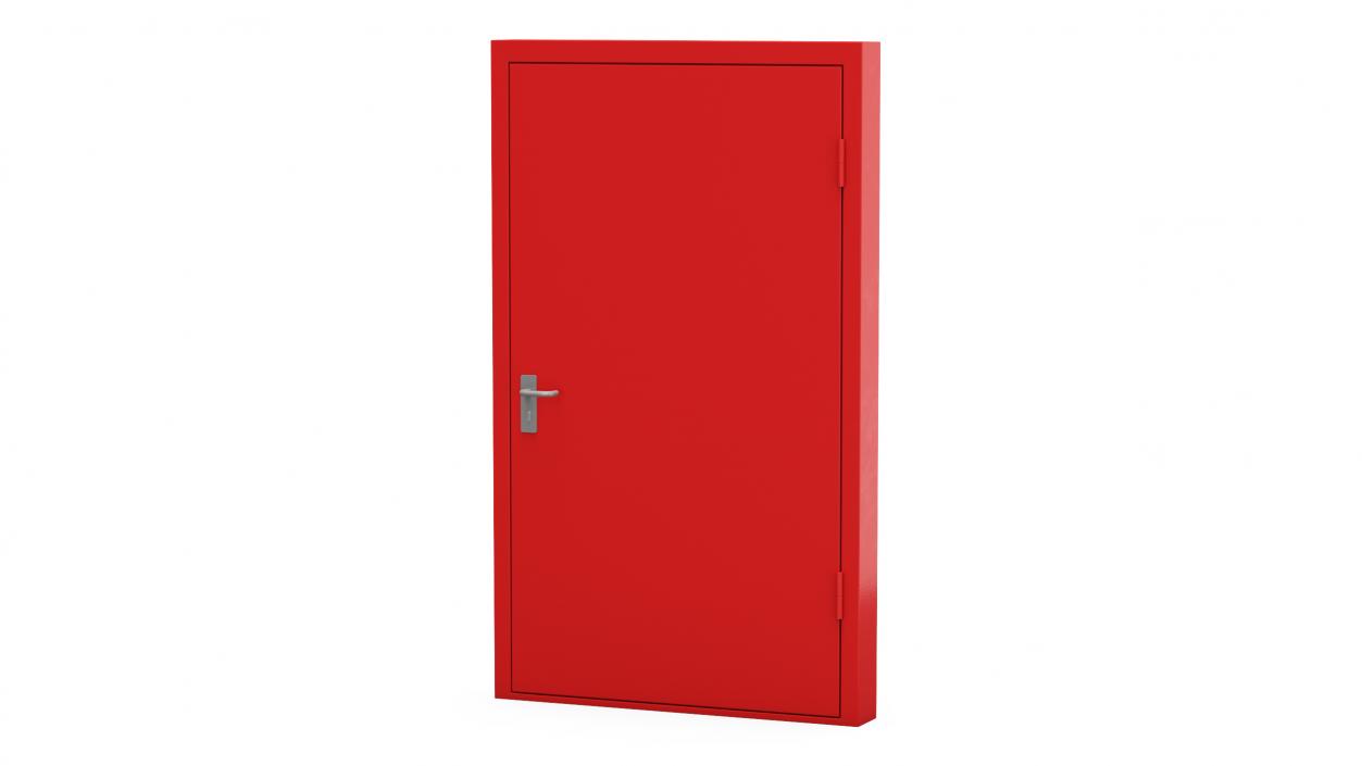 3D Fire Security Door model