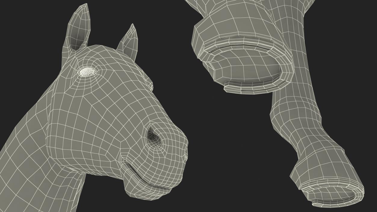 Bay Horse 3D model