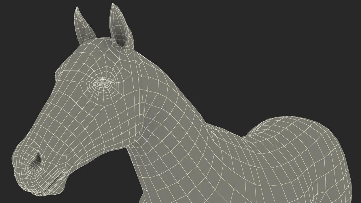 Bay Horse 3D model