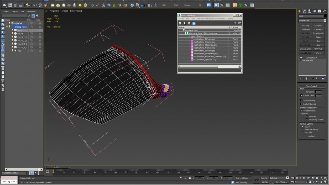 Detachable Fase Shield 3D