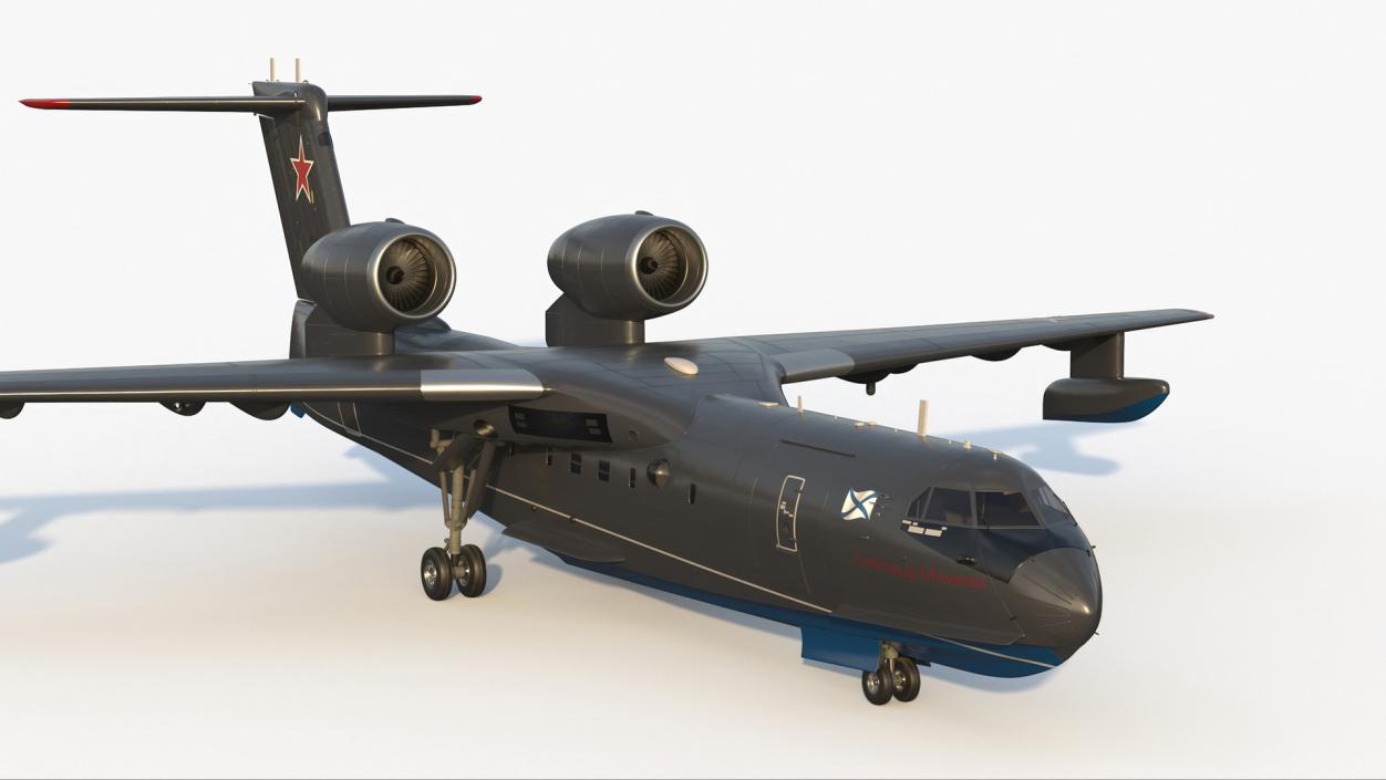 3D Be 200 Amphibious Aircraft 2 model