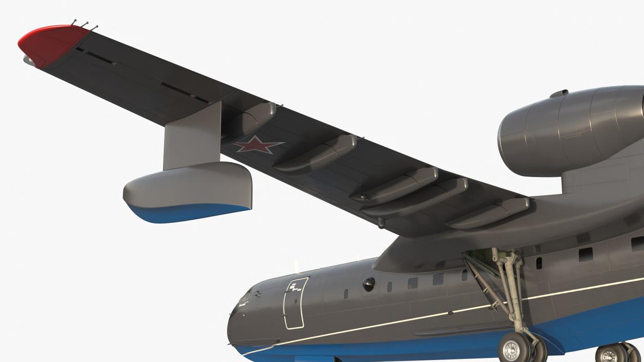 3D Be 200 Amphibious Aircraft 2 model