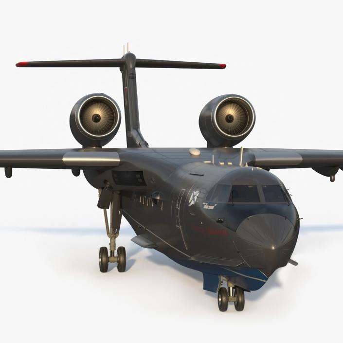 3D Be 200 Amphibious Aircraft 2 model