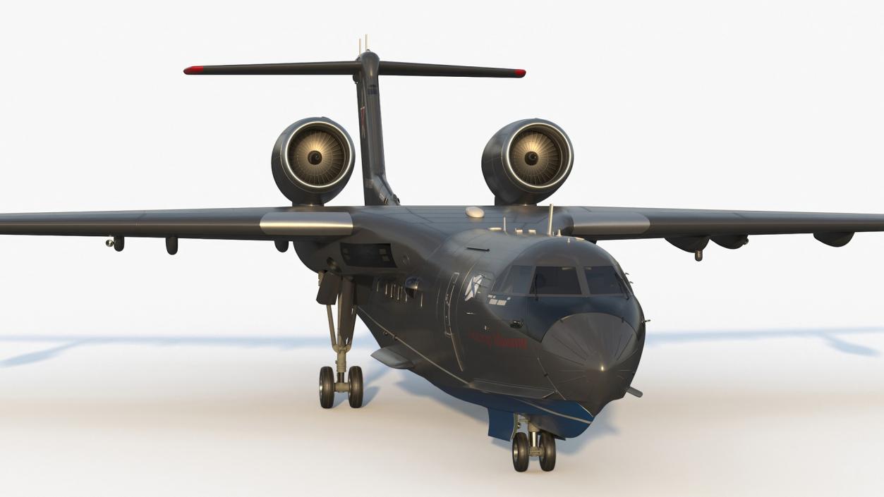 3D Be 200 Amphibious Aircraft 2 model