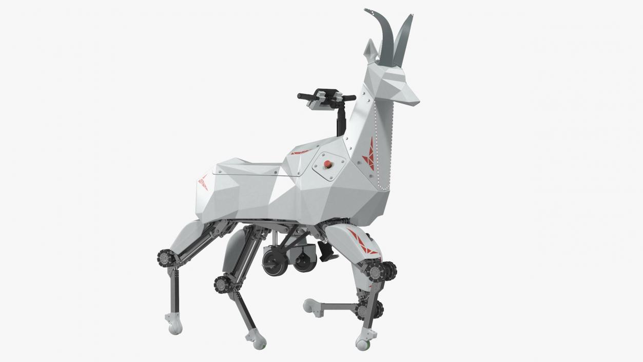 3D model Robot Goat Kawasaki Rigged for Maya