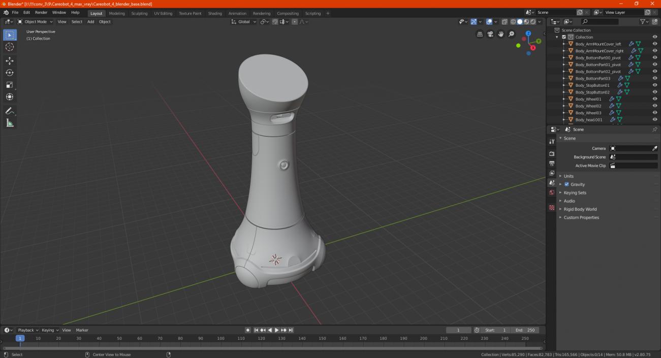 3D model Careobot 4