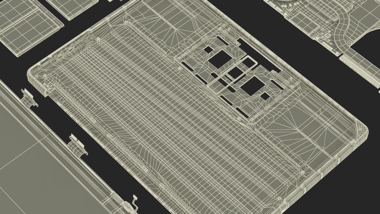 MacBook Pro 14 M2 with Detailed Inner Structure 3D