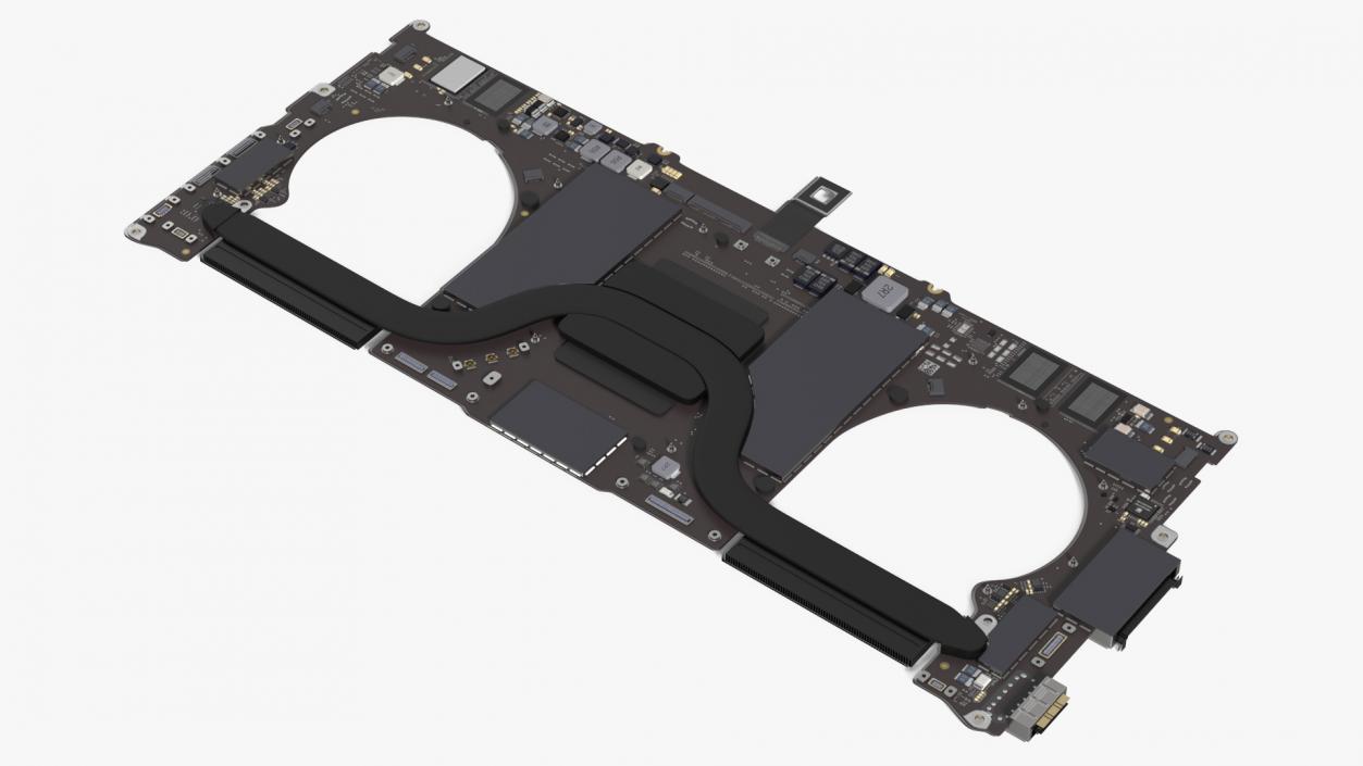 MacBook Pro 14 M2 with Detailed Inner Structure 3D