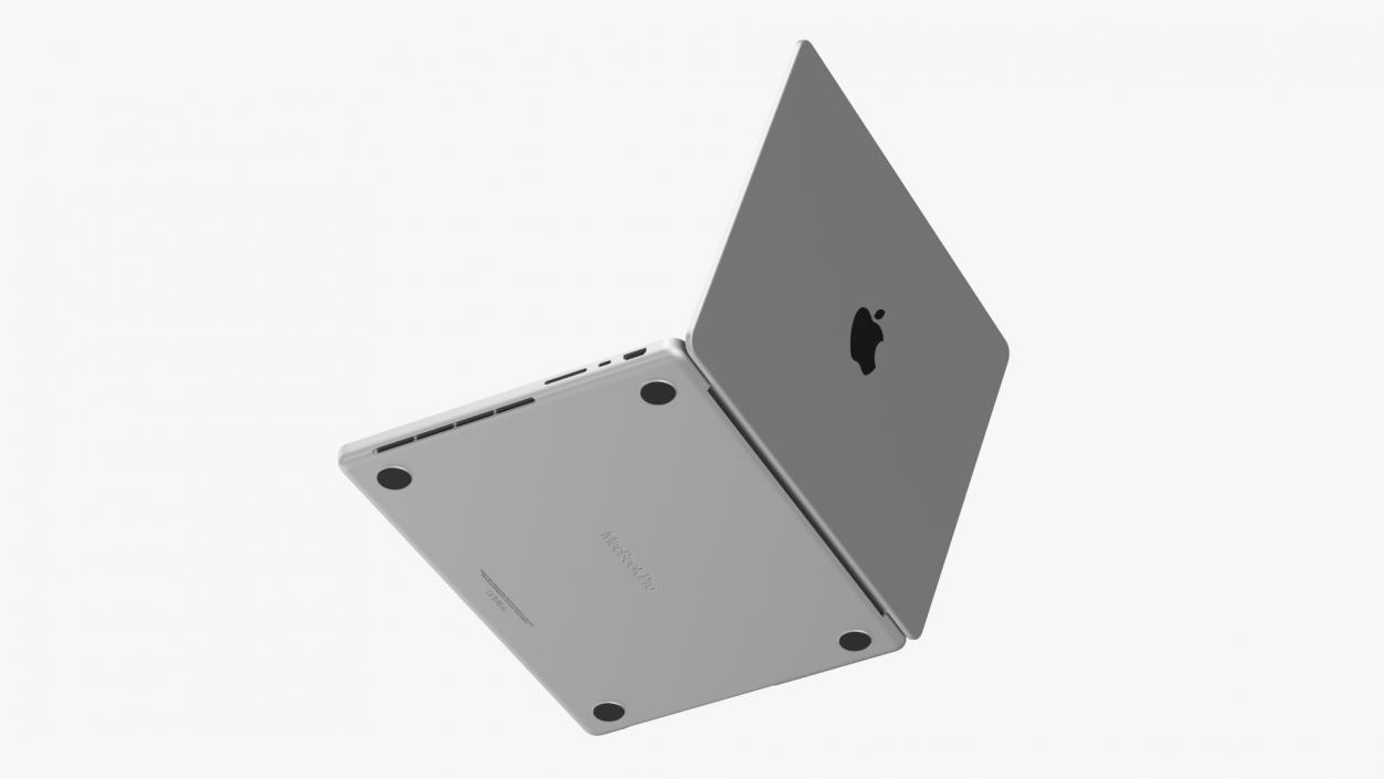 MacBook Pro 14 M2 with Detailed Inner Structure 3D