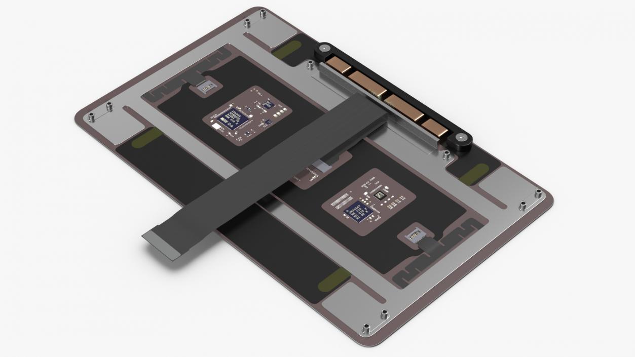 MacBook Pro 14 M2 with Detailed Inner Structure 3D