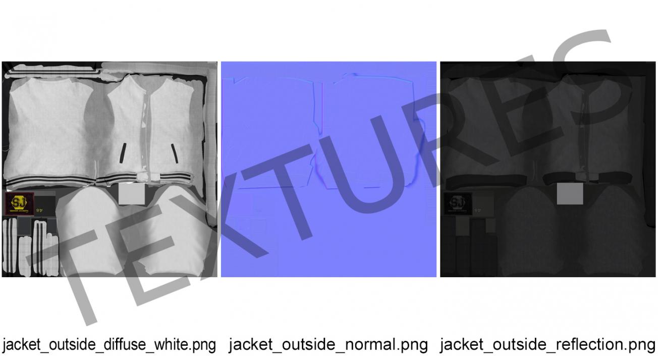 3D White Baseball Jacket