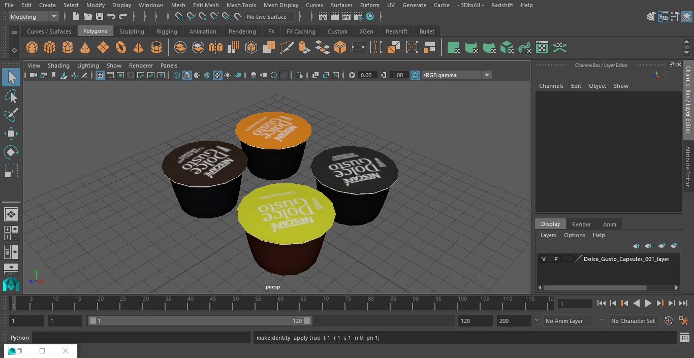 3D model Dolce Gusto Capsules