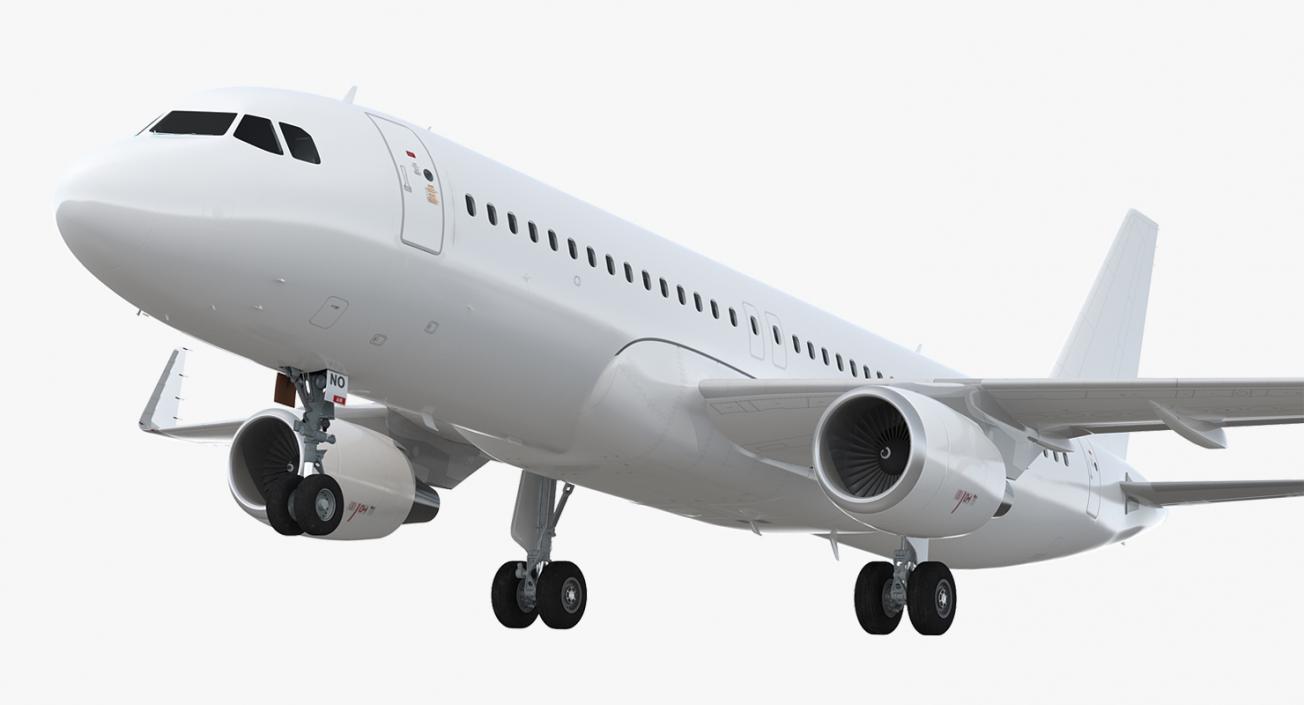 3D Airbus A320neo With Interior Generic