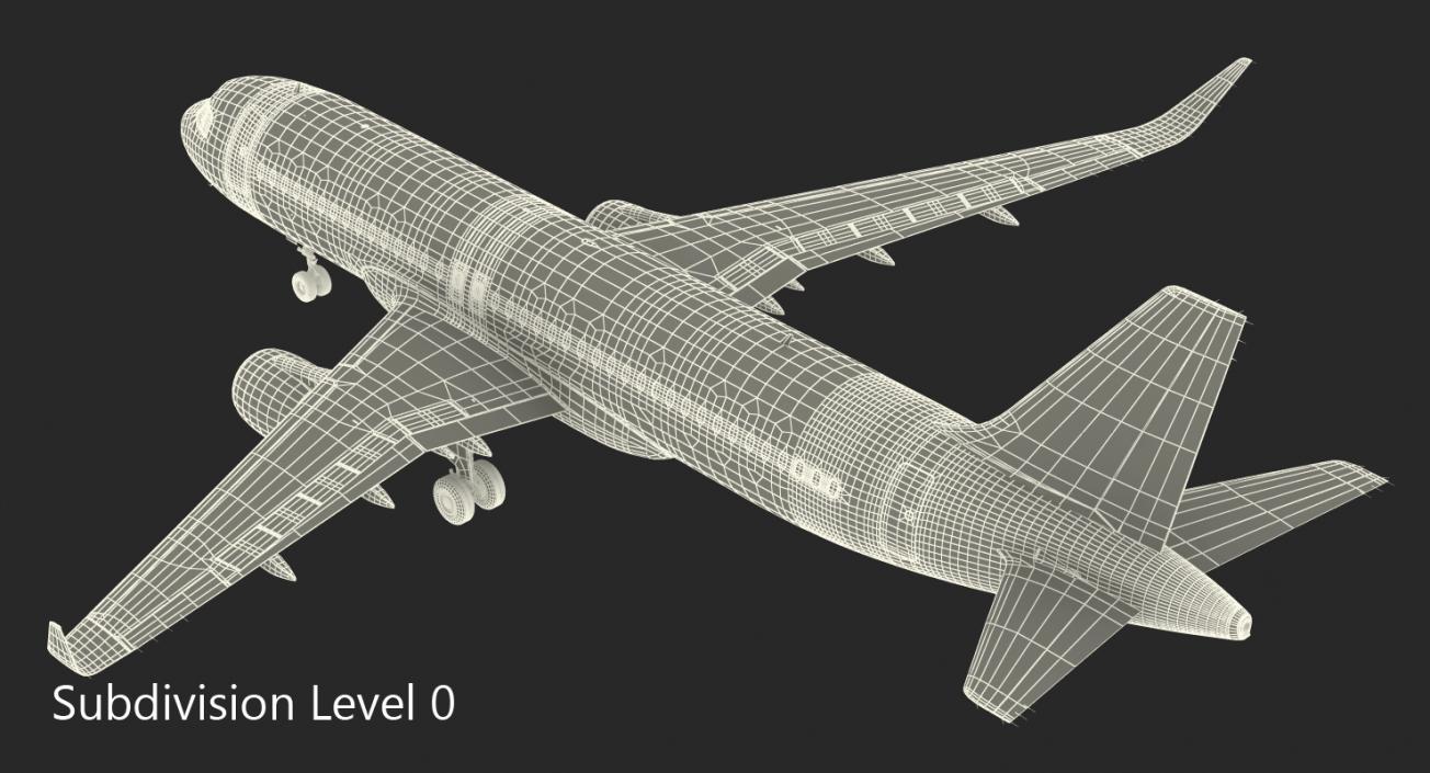 3D Airbus A320neo With Interior Generic