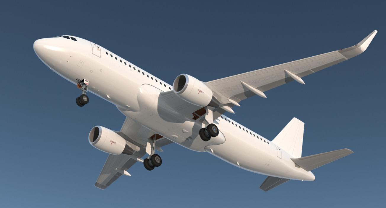 3D Airbus A320neo With Interior Generic