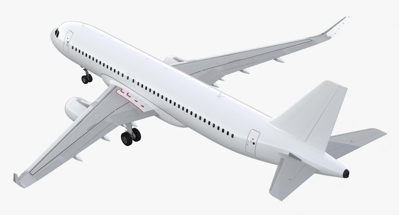 3D Airbus A320neo With Interior Generic