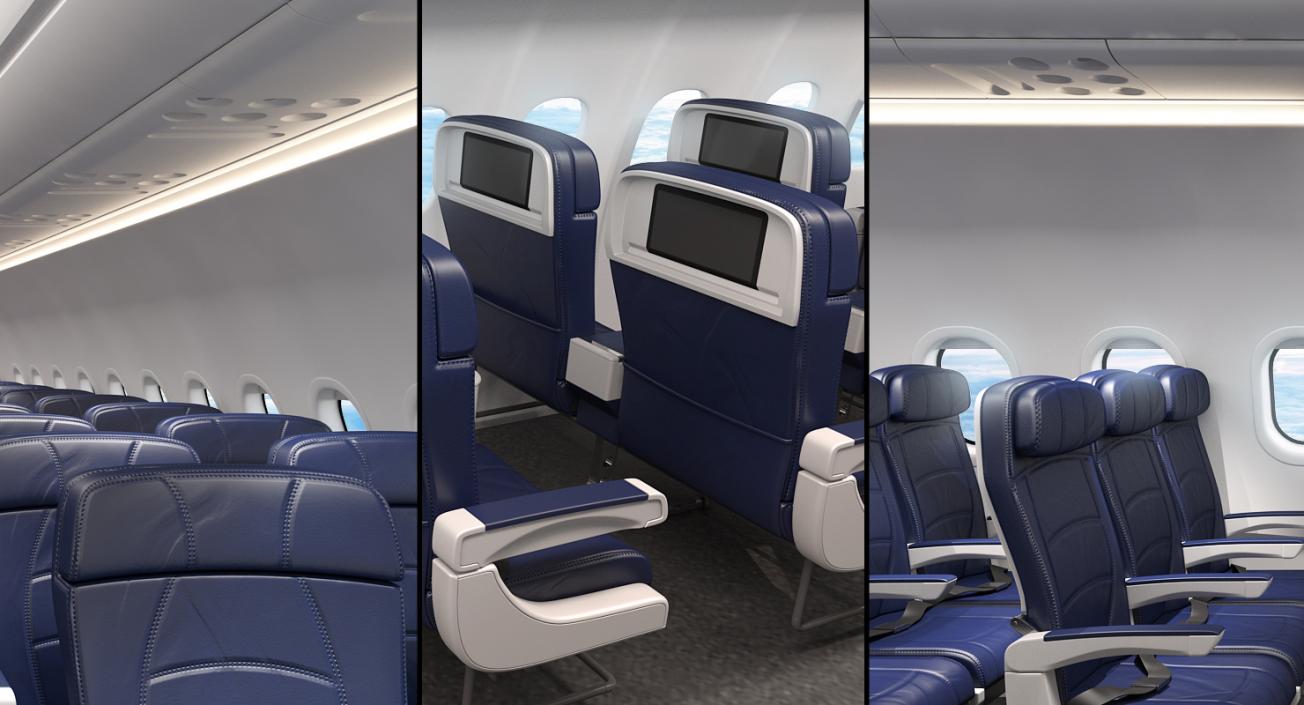 3D Airbus A320neo With Interior Generic