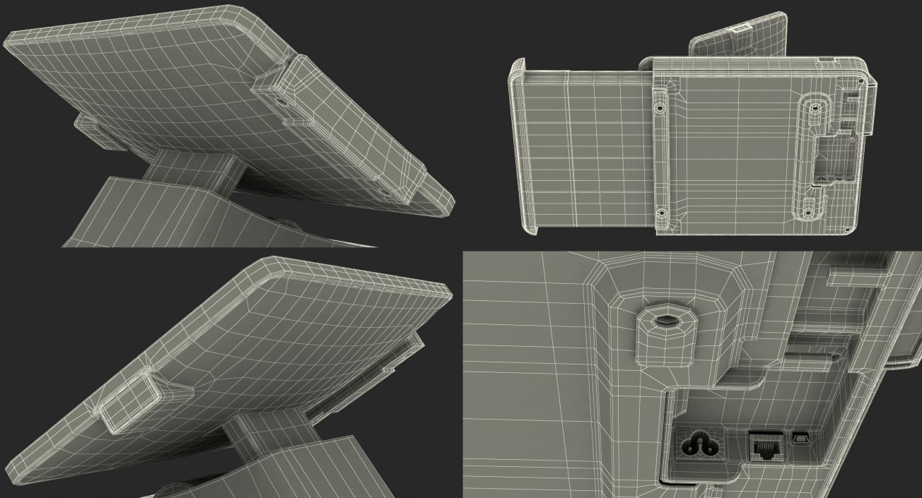 Modern Mobile POS Terminal Generic 3D model