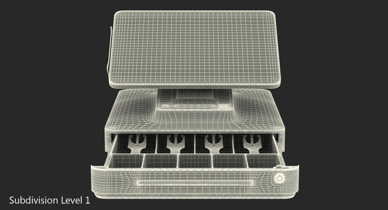 Modern Mobile POS Terminal Generic 3D model