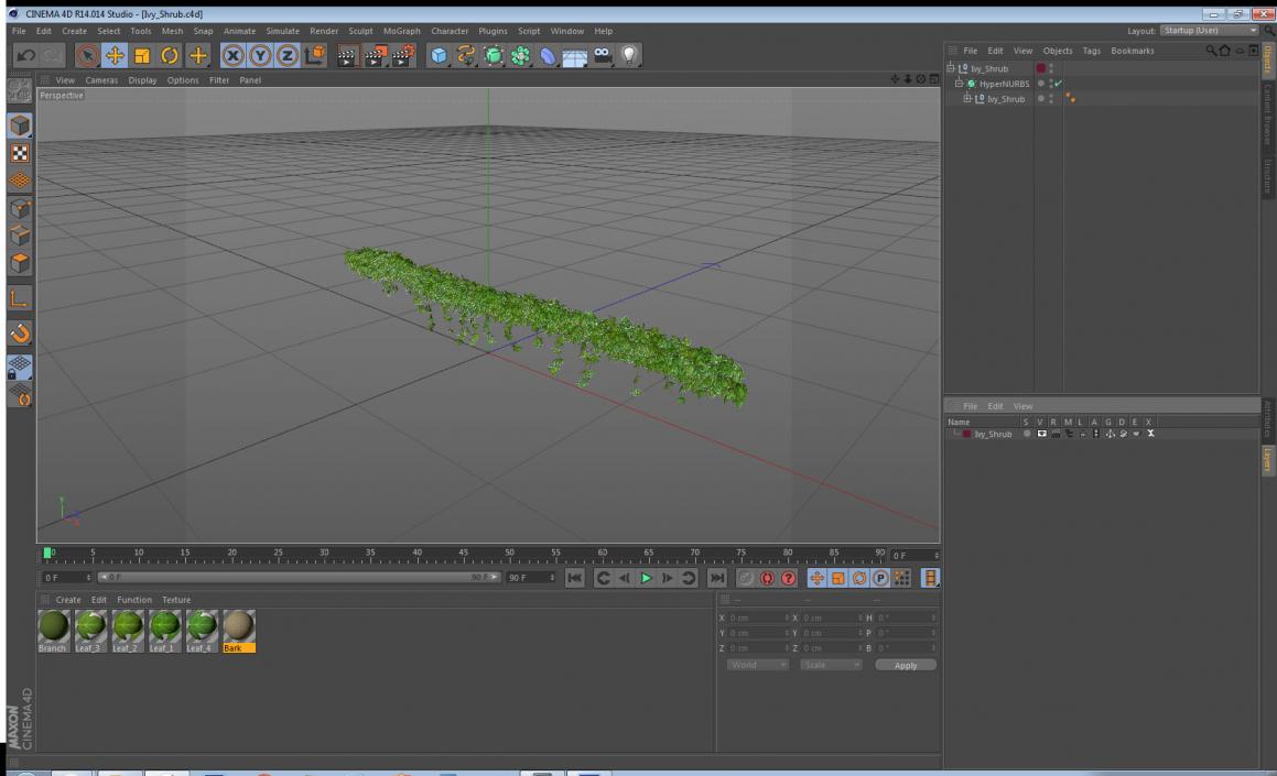 Ivy Shrub 3D model