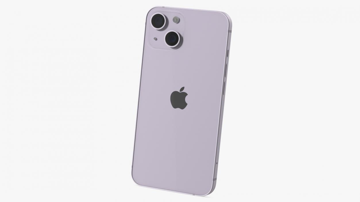 Apple iPhone 14 Purple 3D